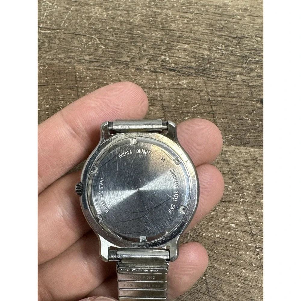 Bulova Marine Star 100m Quartz Mens Works (New‎ battery)